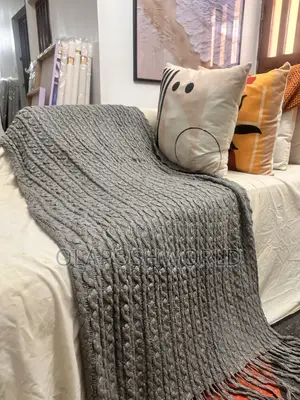 Grey Designed Sofa Throw - 120cm x 180cm