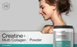 Horbaach Creatine Monohydrate Foda da Collagen & L-Taurine - 10.05 Oz - 1
