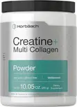 Horbaach Creatine Monohydrate Foda da Collagen & L-Taurine - 10.05 Oz - 5