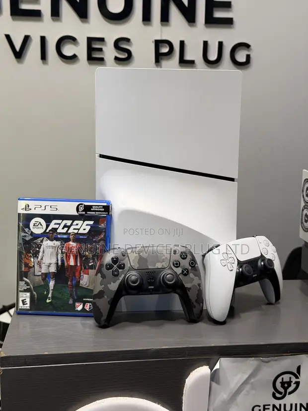 Sony PlayStation 5 Slim Console 1TB with Extra Controller - 1