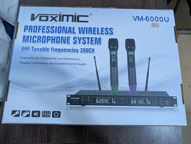 Original Voxmic VM6000U Wireless Microphone System - 1