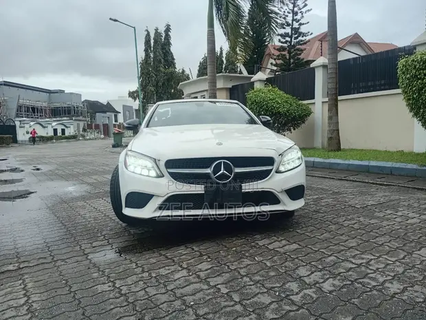 2019 Mercedes-Benz C300 Convertible White - 1