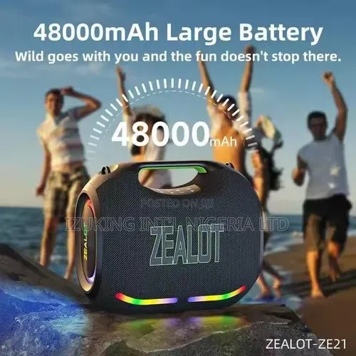 Zealot ZE21 Party Box 250W Bluetooth Boombox Speaker with Stand - 1