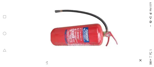 6kg DCP Fire Extinguisher with Wall Bracket - 1