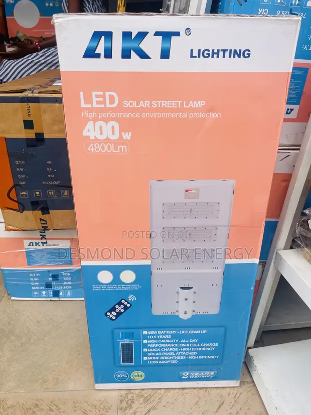 400W Akt Solar Street Light da Garanti - 1