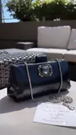 Classy Metallic Leather Purse - Brand New - 1