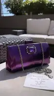 Classy Metallic Leather Purse - Brand New - 2