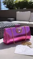 Classy Metallic Leather Purse - Brand New - 3