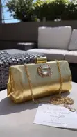 Classy Metallic Leather Purse - Brand New - 4