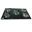Kimax 5 Mai Kona Gilashin Tempered Hob Mai Shigarwa - Baƙi - 2