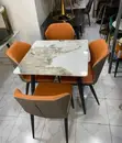 Imported Marble Top Dining Set (4 Seaters) - 1