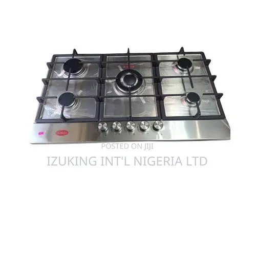 Kimax 90cm 5-Gas Burner Cooker Hob Bakin Karfe - 1