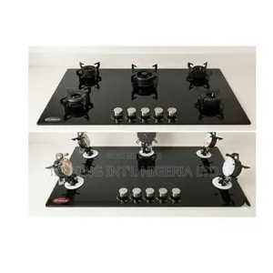 Kimax 90cm 5 Gas Burner Hob Mai Gilashi
