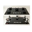 Kimax 90cm 5 Gas Burner Hob Mai Gilashi - 1
