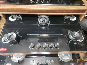 Kimax 90cm 5 Gas Burner Hob Mai Gilashi
