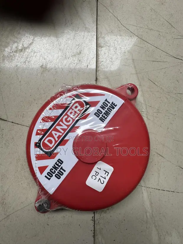 F12 LOTO Valve Lockout Device - Danger Locked Out - 1
