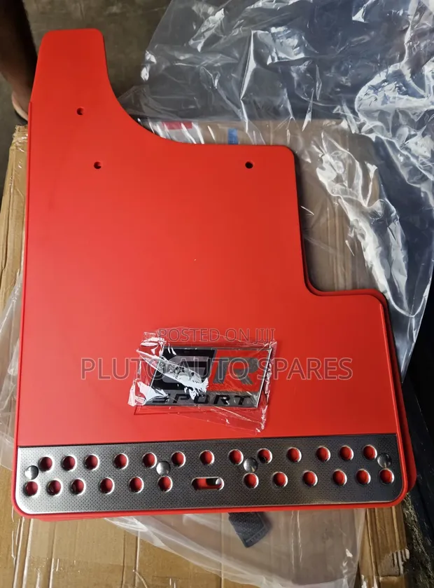Red GR Sport Hilux Mud Flaps Upgrade - 1