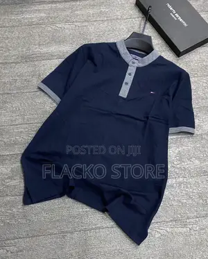 Tommy Hilfiger Mai Kyau Na Mandarin Collar T-Shirts