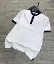 Tommy Hilfiger Mai Kyau Na Mandarin Collar T-Shirts - 3