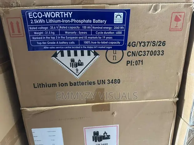 Eco Worthy Lithium Battery 25.6V - 1