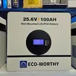 Eco Worthy Lithium Battery 25.6V - 2