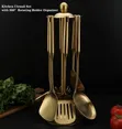 7-Piece Gold Stainless Steel Cooking Utensil Set - 2