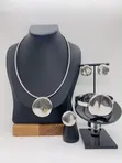 Stainless Steel Snake Omega Chain Necklace - 5