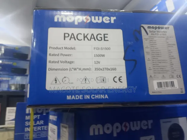 1.5kva 12v Mopower Hybrid Inverter - 1