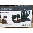1.2L Hotel Hot Tray Electric Kettle with 2 Ceramic Mugs - 2