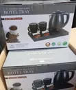 1.2L Hotel Hot Tray Electric Kettle with 2 Ceramic Mugs - 4