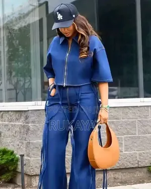 Ladies 2 Piece Jeans Set - Classic Blue