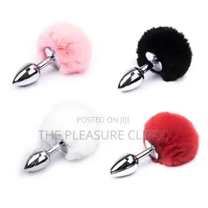 Rabbit Fur Butt Plug