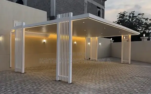 Pergola Carport & Rufin Lambun - 1