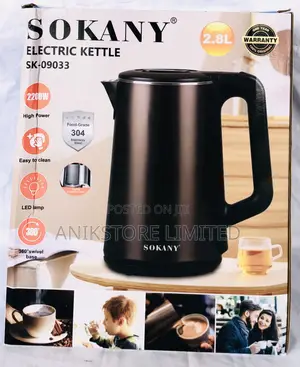 Sokany Electric Kettle SK-09033 (2.8L, 2200W)