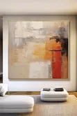 Original Abstract Textured Wall Art - 1
