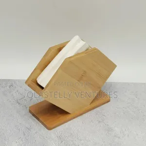 Bamboo Serviette Holder Stand