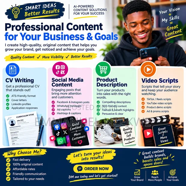 Professional Content Generation Services - 1
