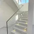 Handrail na Tangalmai na Zamani da Gilashin Tempered 10mm - 1