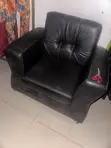 Kujerun Zauren Zama - Kujerun Sofa Na Fata, Baƙi - 3