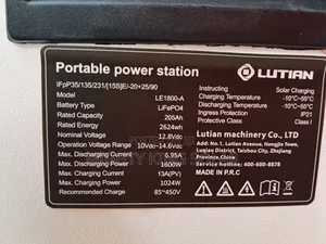 2624kWh Lutian Solar Generator