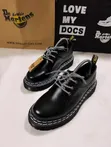Dr. Martens Derby Shoes - Black Leather - 1