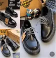Dr. Martens Derby Shoes - Black Leather - 2