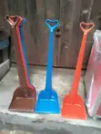 Heavy-Duty Long-Handled Plastic Dustpan - 2