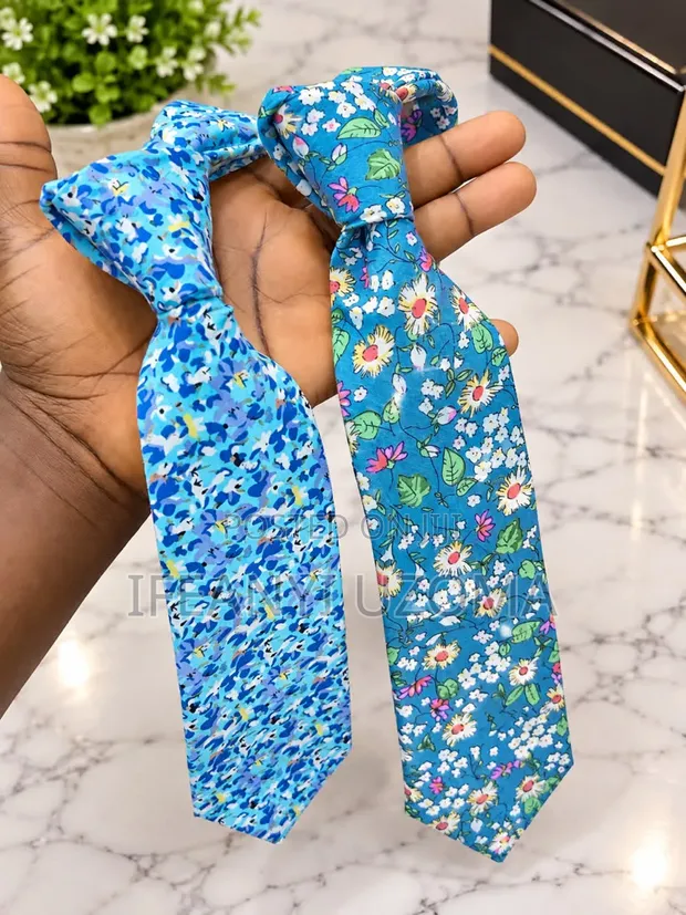 Flowering Vintage Long Neck Tie - 1