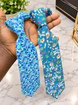 Flowering Vintage Long Neck Tie - 1
