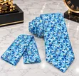 Flowering Vintage Long Neck Tie - 5