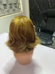 100% Human Hair with 13x4 Closure, 16 Inches, Golden Brown - 2