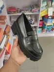 School Shoes for Girls - Black Velcro - 1