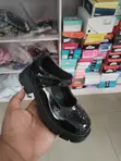 School Shoes for Girls - Black Velcro - 3