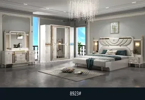 Luxurious Smart Bed Set with Wardrobe 6x7